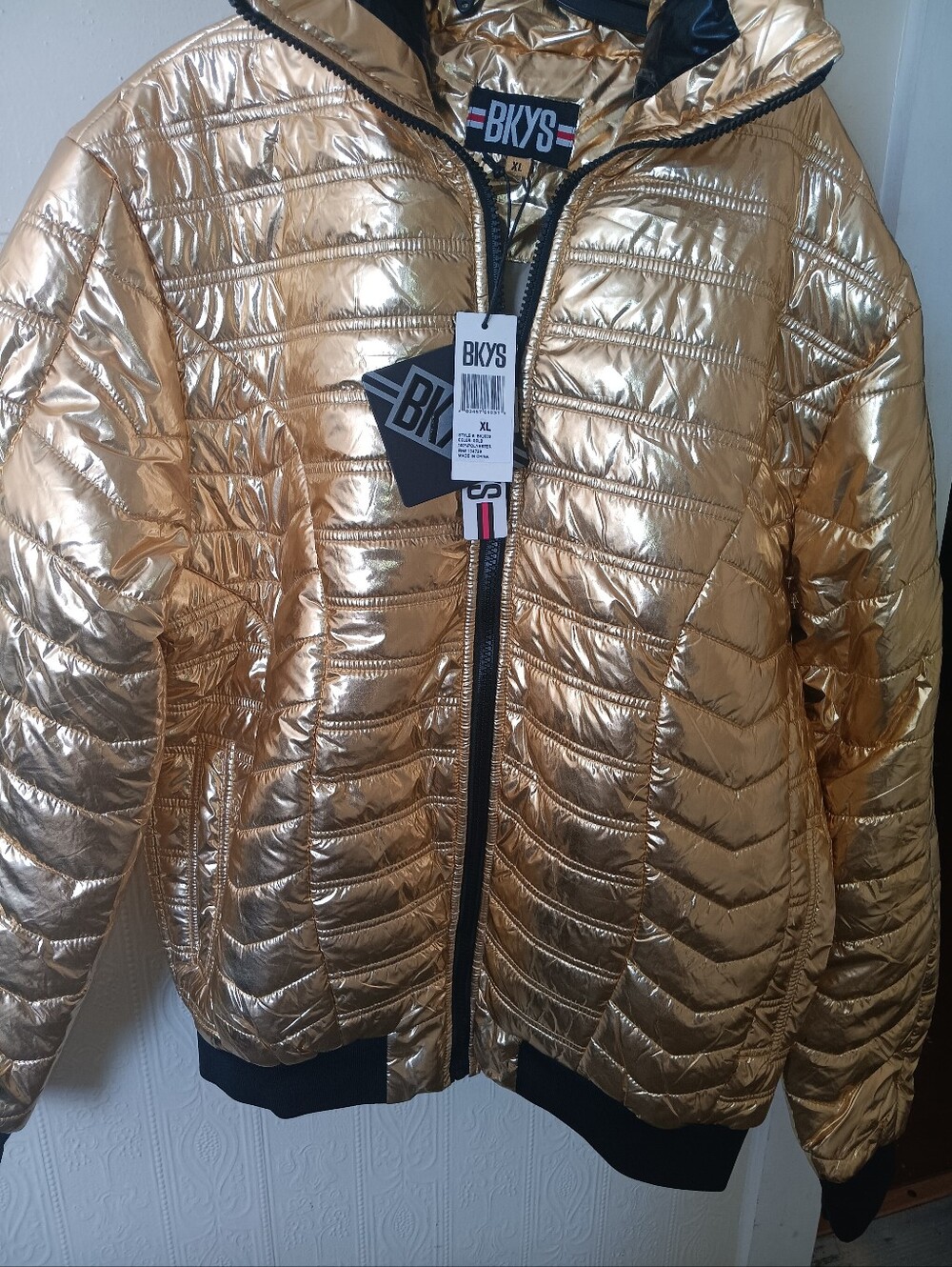 BKYS Gold Bubble Jacket